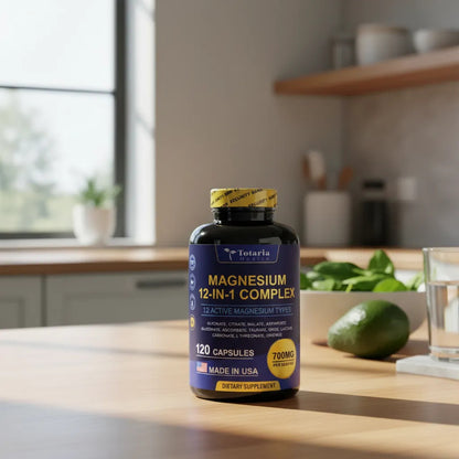 Magnesium 12 en 1: Elimina el cansancio, duerme mejor y recupera tu energía