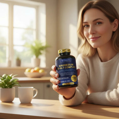 Magnesium 12 en 1: Elimina el cansancio, duerme mejor y recupera tu energía
